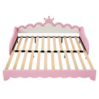 Divano letto estensibile gemello con luci a LED, divano letto principessa imbottito