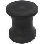 Tavolino d'appoggio da esterno a clessidra in Fiberclay con effetto invecchiato - Bianco o nero