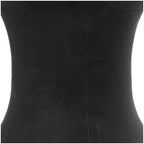 Tavolino d'appoggio da esterno a clessidra in Fiberclay con effetto invecchiato - Bianco o nero