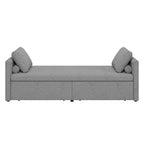 Divano Letto Moderno Imbottito Chaise Longue Letto Singolo Piccolo con 2 Cassetti